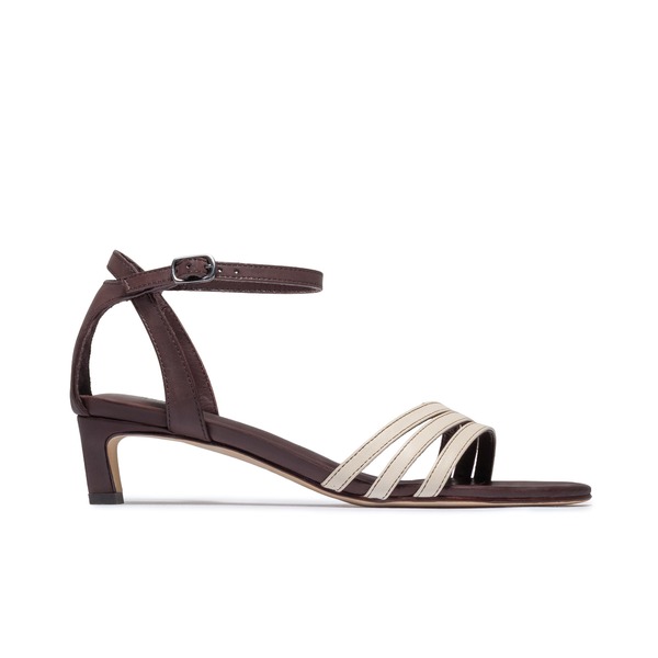 ベルナード レディース シューズ ヒール サンダル Bernardo Footwear Lima Low Heel Sandal Dark Chocolate チョコレート