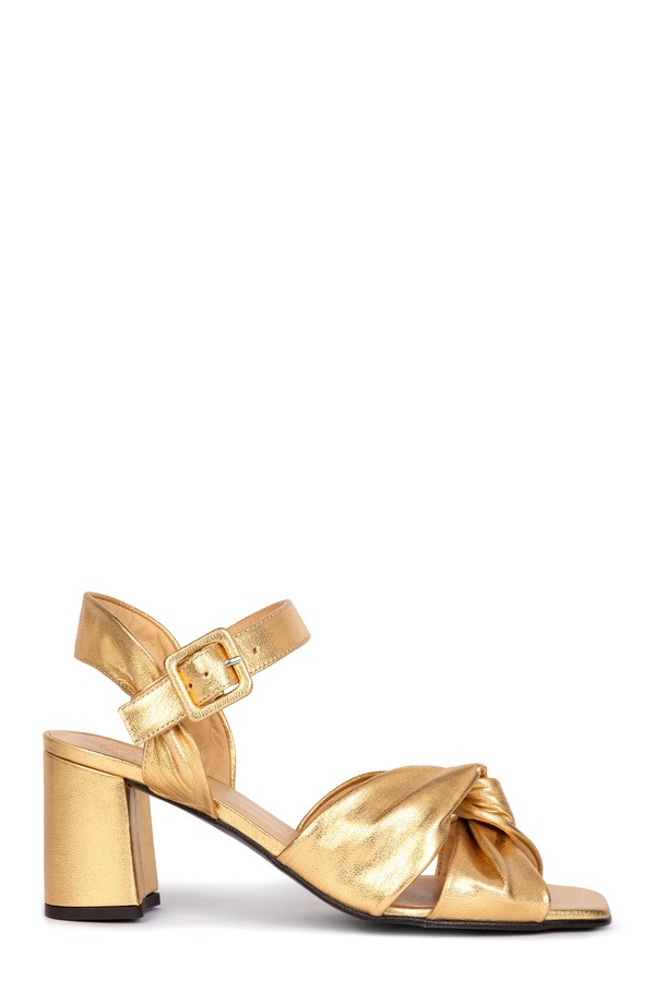 ペネロペシルバーズ レディース シューズ 踵 サンダル アンクル Penelope Chilvers Infinity Ankle Strap Sandal Gold ゴールド