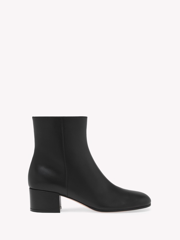 ジャンヴィト ロッシ レディース シューズ ブーツ・レインブーツ Gianvito Rossi Joelle 45 Booties Black Leather 黒いこと