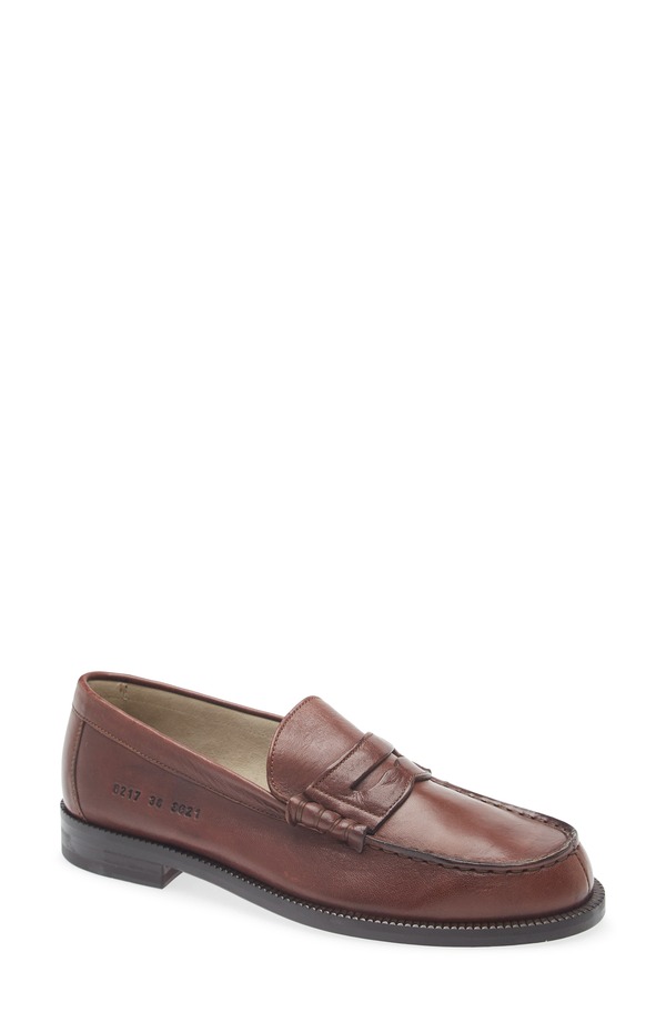 コモン・プロジェクツ レディース シューズ スリッポン・ローファー Common Projectsoft Penny Loafer Brown 赤銅色