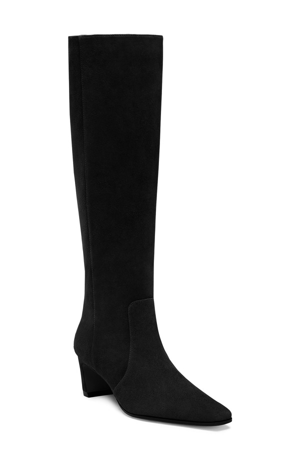 スチュアート ワイツマン レディース シューズ ブーツ・レインブーツ Stuart Weitzman Stassi Boot 50 Black Suede 黒いこと