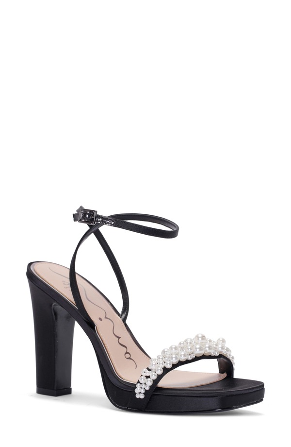 ニナ レディース シューズ サンダル プラットフォーム アンクル Nina Evette Ankle Straplatform Sandal Black Ls ブラック