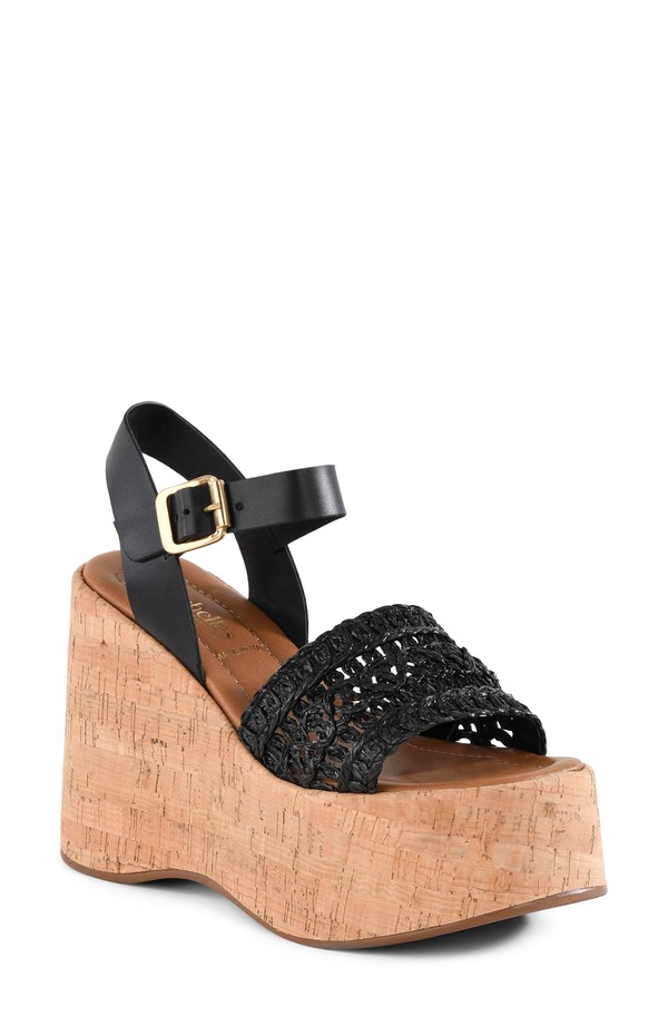 セイシェルズ レディース シューズ ヒール プラットフォーム サンダル Seychelles Willow Platform Wedge Sandal Black ブラック