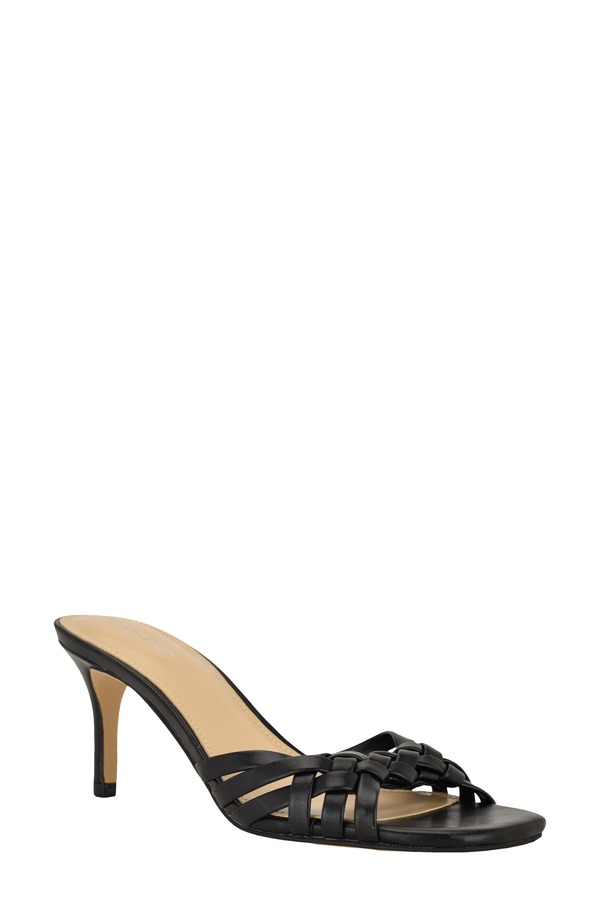 カルバンクライン レディース シューズ 踵 サンダル Calvin Klein Wendine Slide Sandal Black 黒いこと