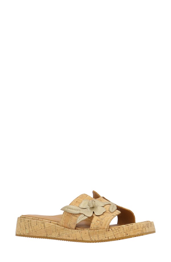 ラモールドピード レディース シューズ 踵 サンダル L\u0027Amour des Pieds Aldara Slide Sandal Natural/ Gold ゴールド