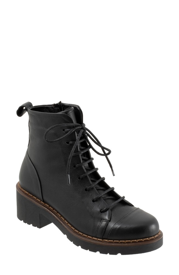 ブエノ レディース シューズ ブーツ・レインブーツ レース Bueno Nikita Lace-Up Boot Black ブラック