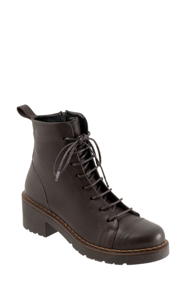ブエノ レディース シューズ ブーツ・レインブーツ レース Bueno Nikita Lace-Up Boot Brown ブラウン