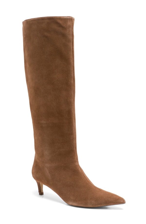 フリーピープル レディース シューズ ブーツ・レインブーツ Free People Kiki Knee High Bootan Suede タン