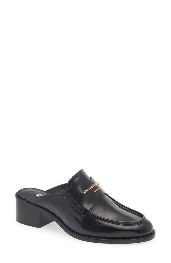 アレキサンダーワン レディース シューズ スリッポン・ローファー Alexander Wang Carter Loafer Mule Black 黒いこと