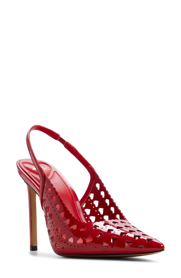 アルド レディース シューズ パンプス ALDO Love Slingback Pointed Toe Pump Medium Red レッド