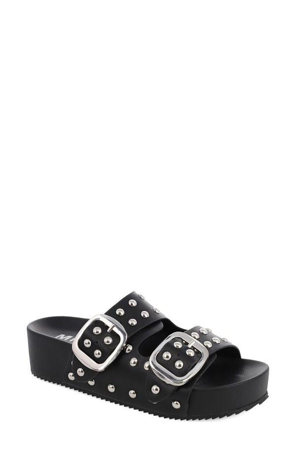 ミア レディース シューズ サンダル プラットホーム MIA Quennie Platform Sandal Black 黒いこと