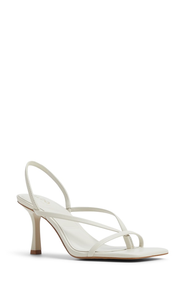 アルド レディース シューズ 踵 サンダル ALDO Riva Slingback Sandal White/ Bone 白いこと