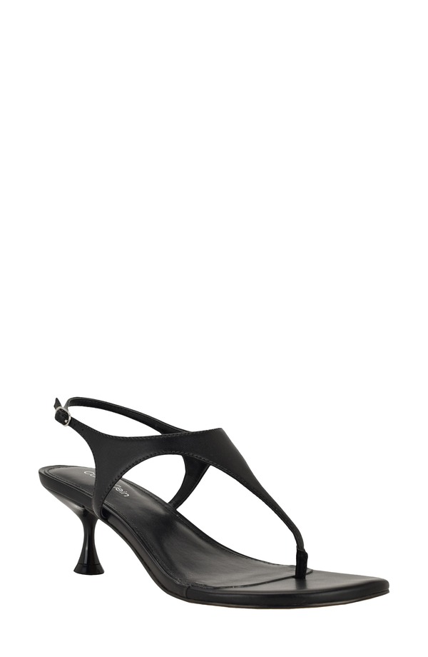 カルバンクライン レディース シューズ 踵 サンダル アンクル Calvin Klein Portiankle Strap Sandal Black 黒いこと