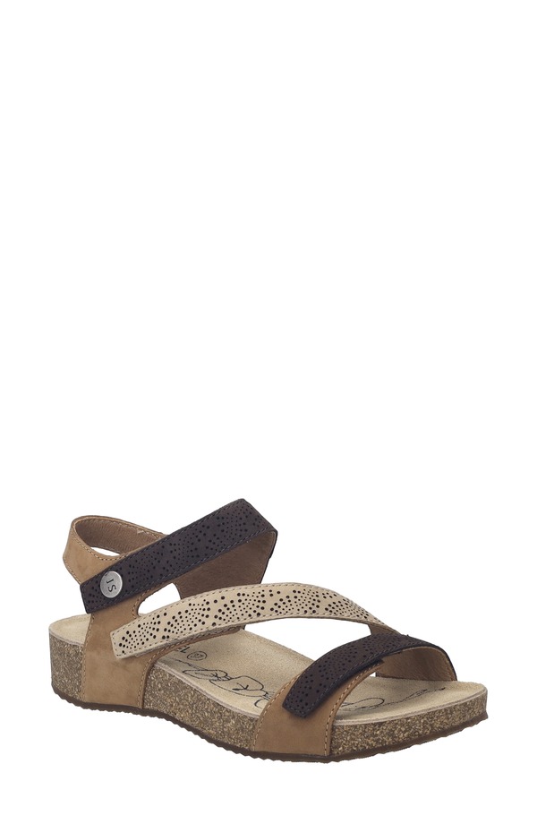 ジョセフセイベル レディース シューズ サンダル プラットフォーム アンクル Josef Seibel Tonga 73 Ankle Straplatform Wedge Sandal Nuss Multi マルチカラー｜ReVida 店