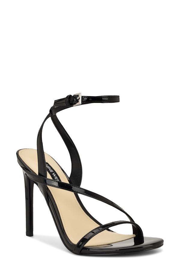 ナインウェスト レディース シューズ ヒール サンダル アンクル Nine West Miorlankle Strap Sandal Black ブラック|ReVida 店