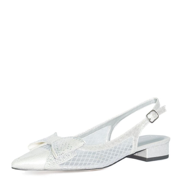 ローレンローライン レディース シューズ パンプス Lauren Lorraine Bow Slip-Onsilver シルバー