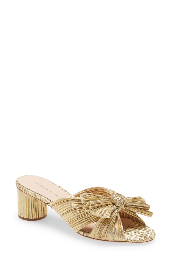 ロフラー ランダル レディース シューズ ヒール サンダル Loefflerandall Emilia Knot Slide Sandal Gold ゴールド