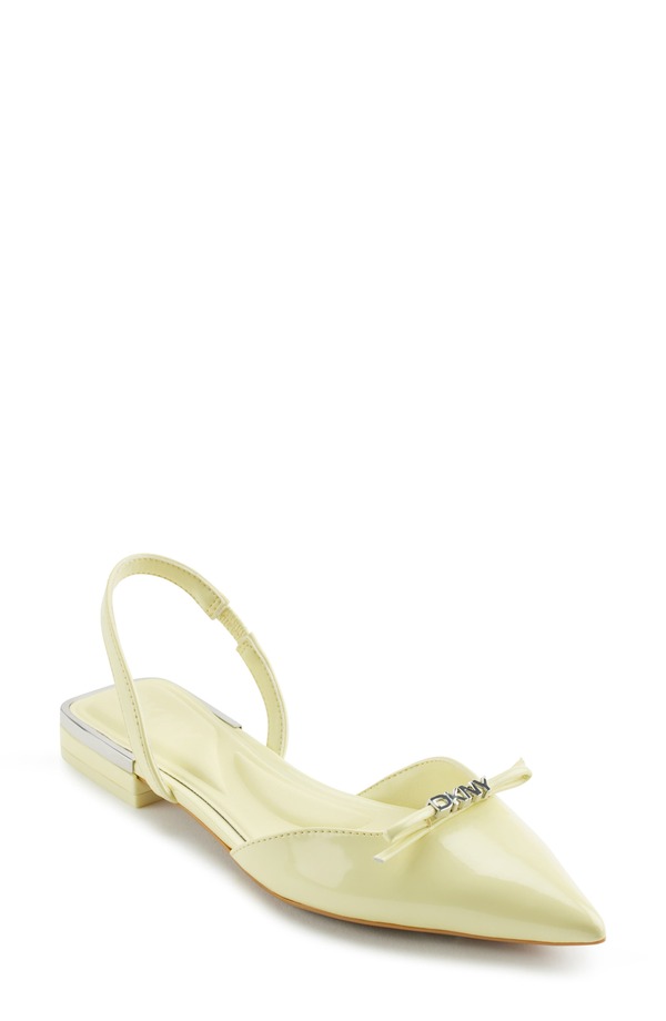 ダナ キャラン ニューヨーク州 レディース シューズ パンプス DKNY Mahaska Slingback Pointed Toe Flat Chamomile