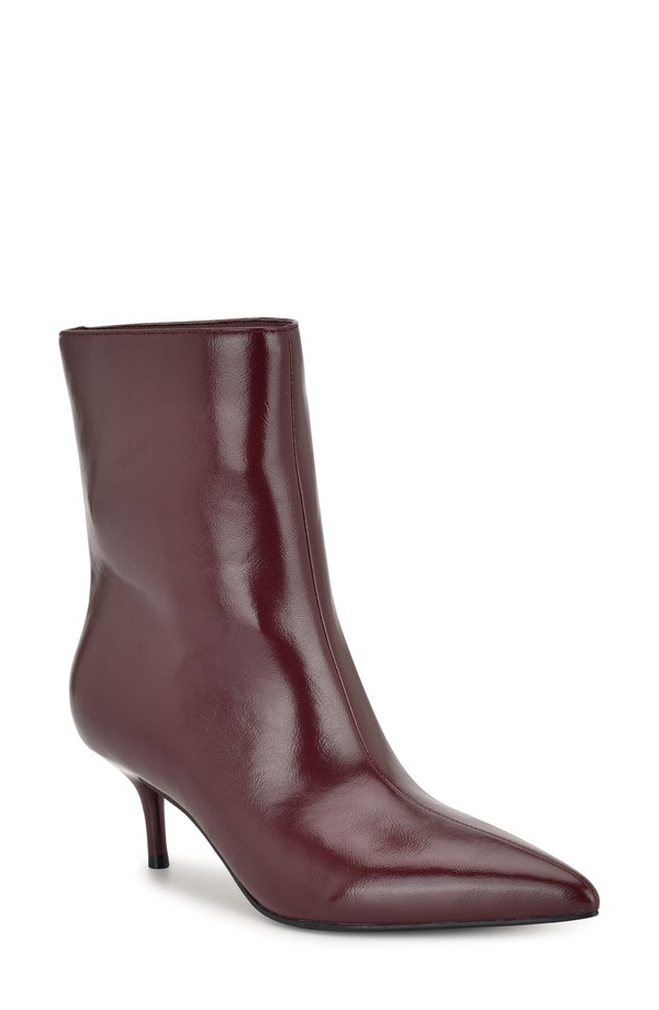 ナインウェスト レディース シューズ ブーツ・レインブーツ Nine West Charma Bootie Dark Red 赤いこと