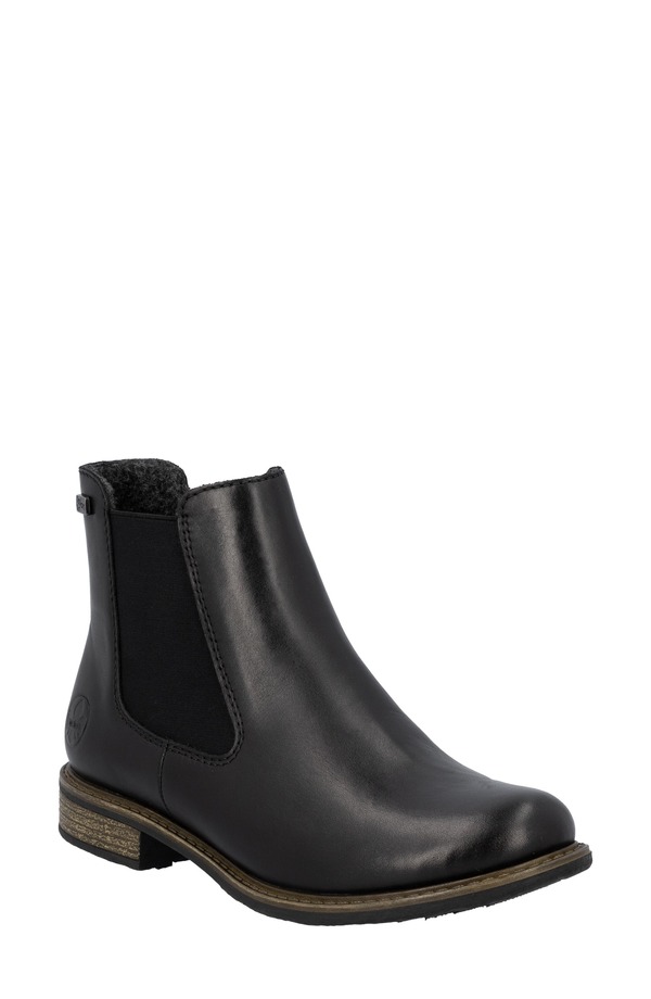 ロバート・エドワード・リー鉄道車両 レディース シューズ ブーツ・レインブーツ Rieker Ornella 50 Bootie Black 黒いこと