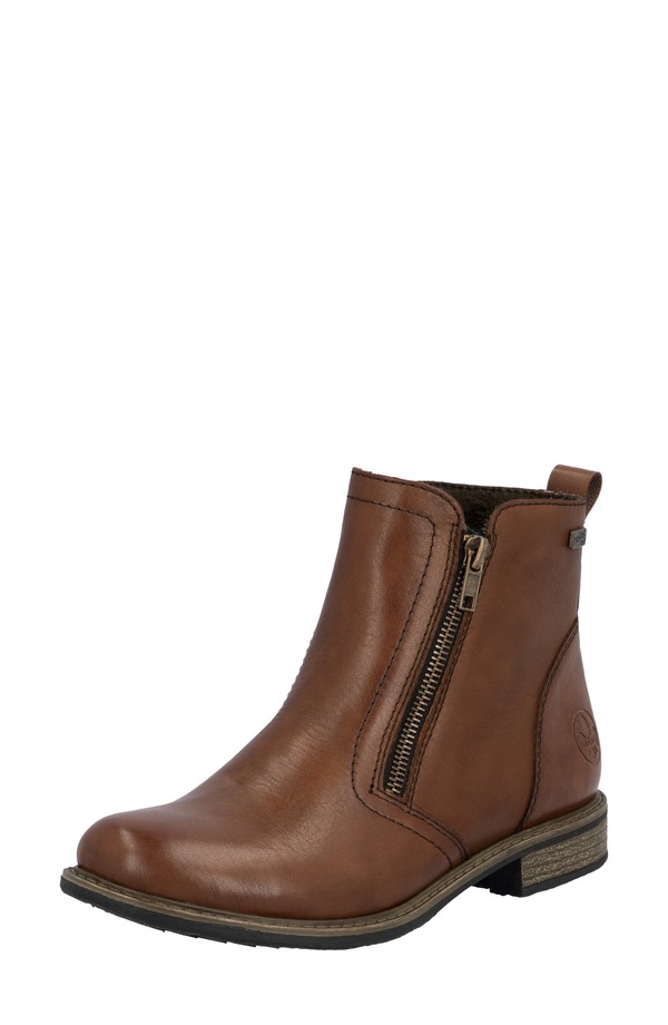 ロバート・エドワード・リー鉄道車両 レディース シューズ ブーツ・レインブーツ Rieker Ornella 50 Bootie Chestnut/ Chestnut