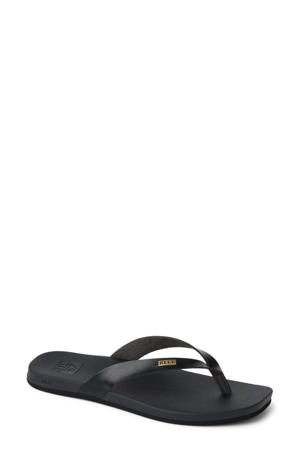 リーフ レディース シューズ サンダル Reef Cushion Lune Flip Flop Black/ Black ブラック｜ReVida 店