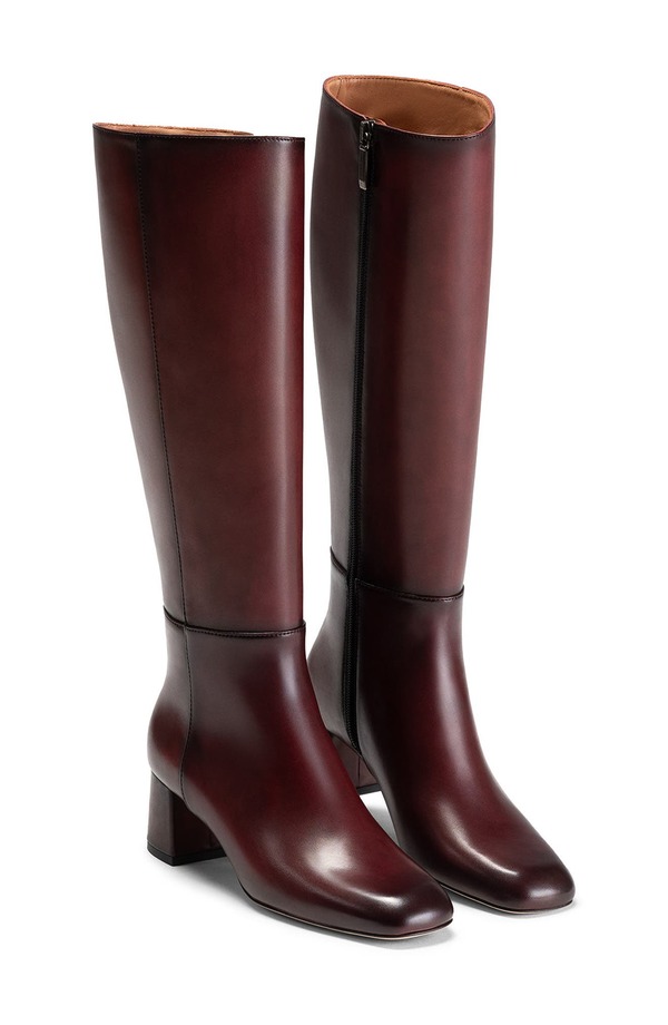 マグナーニ レディース シューズ ブーツ・レインブーツ Magnanni Elayne Knee High Rider Boot Bordeaux｜ReVida 店