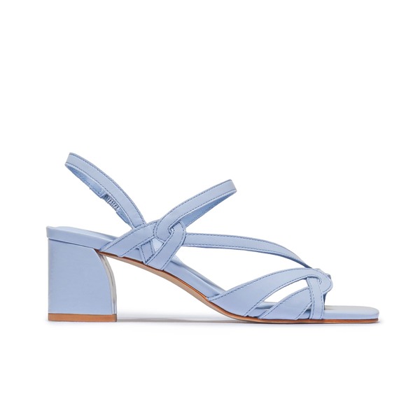 ベルナード レディース シューズ 踵 サンダル Bernardo Footwear Gyoda Strappy Sandal Something Blue 青色