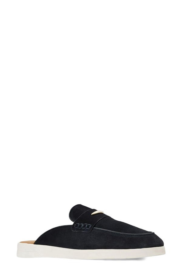 アクアタリア レディース シューズ スリッポン・ローファー Aquatalia Weller Weatherproof Mule Navy Suede 米国海軍