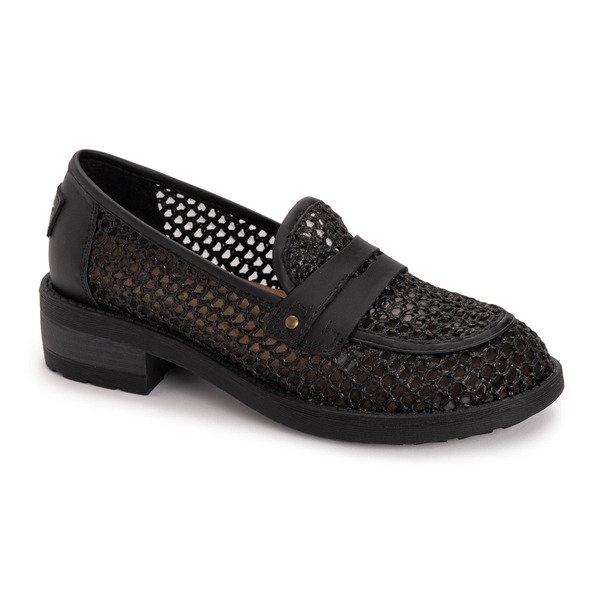 ムクルクス レディース シューズ ヒール ローファー MUK LUKS Women's Vania Loafer Black ブラック｜ReVida 店