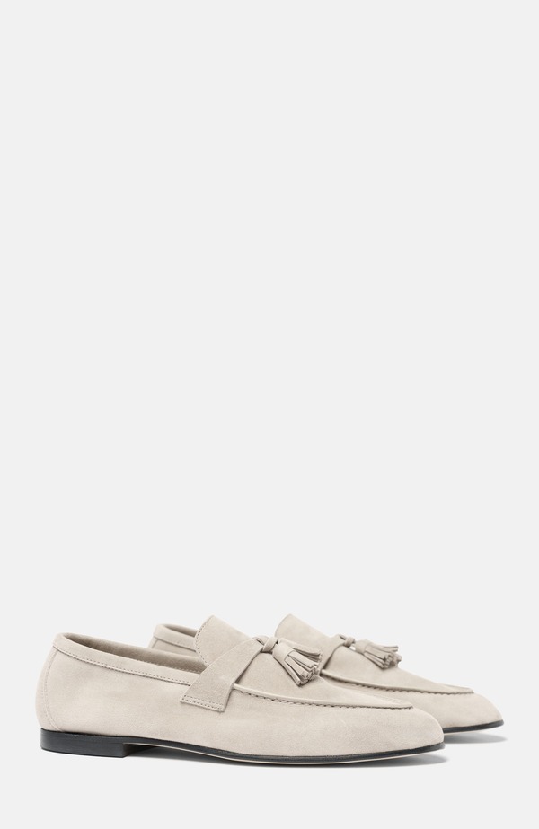 スカロッソ レディース シューズ スリッポン・ローファー SCAROSSO Luisa Loafersand - Suede 沙子