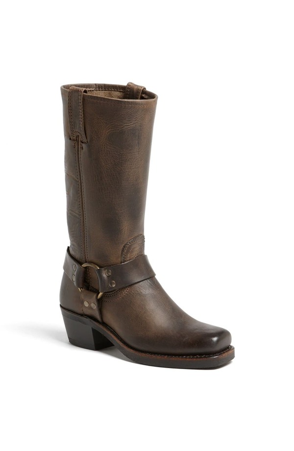 フライ レディース シューズ ブーツ・レインブーツ レザー Frye 'Harness 12R' Leather Boot Smoke スモーク|ReVida 店