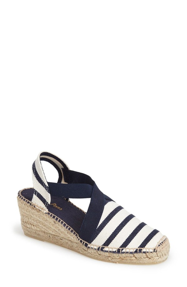 トニーポンズ レディース シューズ サンダル Toni Pons Tarbes Espadrille Wedge Sandal Blue ブルー