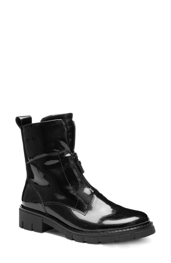 アラ レディース シューズ ブーツ・レインブーツ レザー ara Deon Leather Bootie Black 2 ブラック|ReVida 店