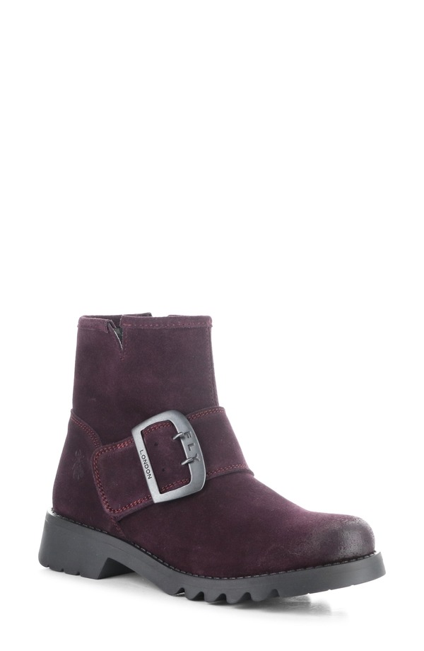 フライロンドン レディース シューズ ブーツ・レインブーツ Fly London Rily Bootie Purple Oil Suede パープル