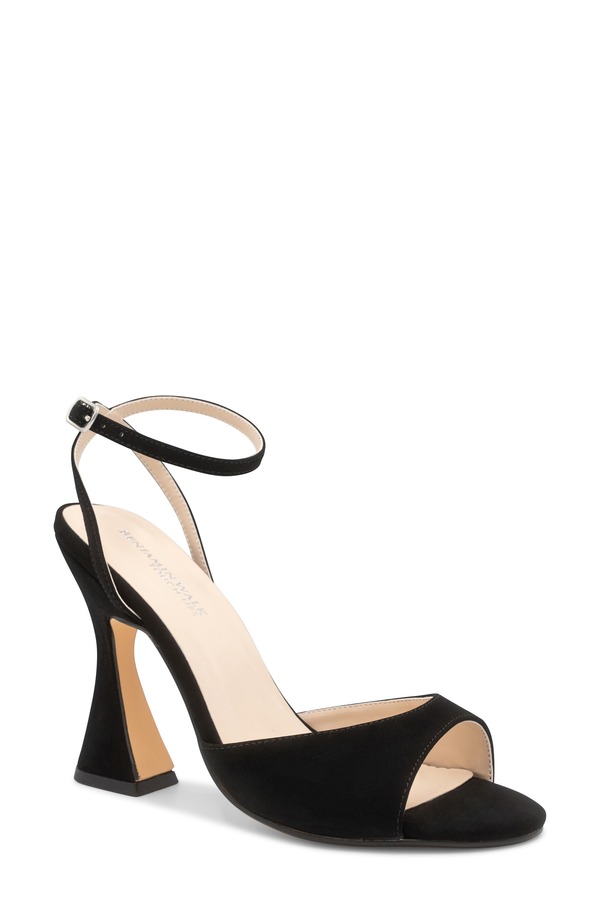 タッチアップ レディース シューズ ヒール サンダル アンクル Touch Ups Quinn Ankle Strap Sandal Black ブラック｜ReVida 店