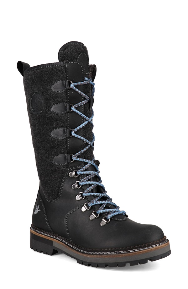 サンタナカナダ レディース シューズ トール ブーツ Santana Canada Chuska Waterproof Tall Boot Black / Charcoal 黒いこと