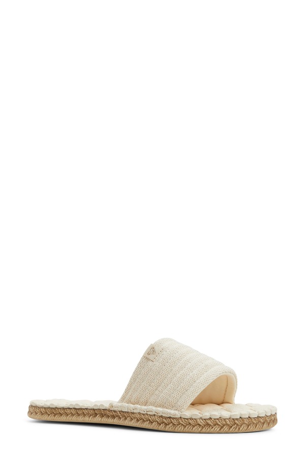 ロキシー レディース シューズ サンダル Roxy Shoresoft Slide Cream クリーム