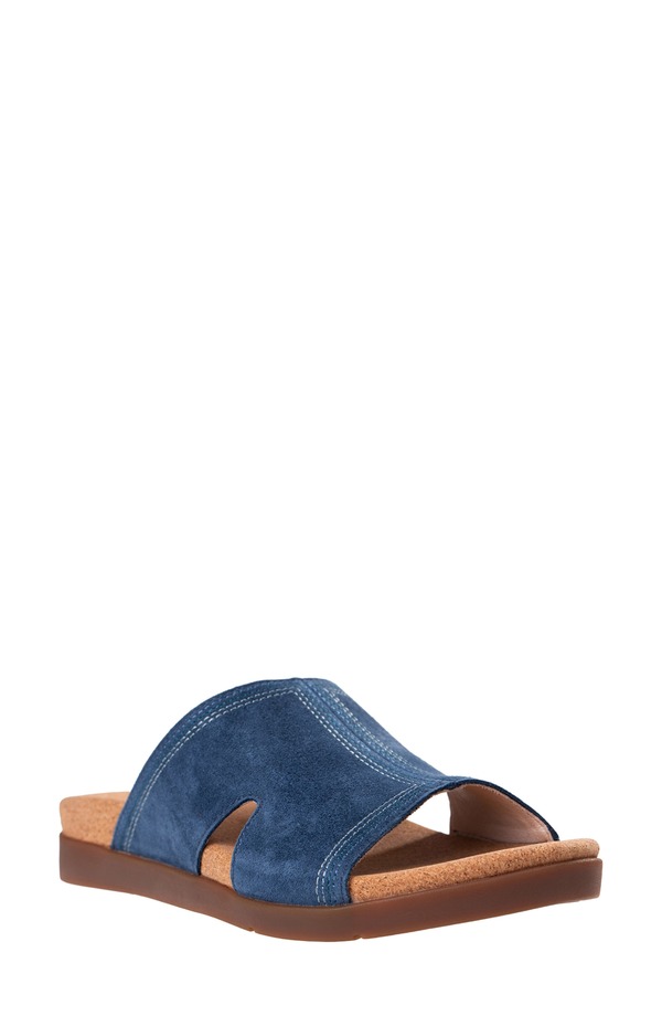レヴィタライン レディース シューズ ヒール サンダル Revitalign Palmetto Slide Sandal Marine Blue ブルー|ReVida 店