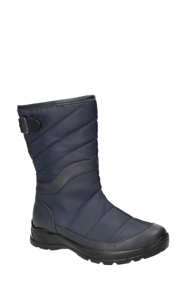 ベラヴィータ レディース シューズ ブーツ・レインブーツ キルティング Bella Vita Quilted Waterproof Boot Navy 米国海軍