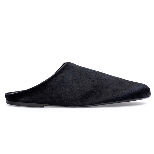 ブラックスエードスタジオ レディース シューズ パンプス BLACK SUEDE STUDIO Arie Ponyhair Slipper Black Pony Hair ブラック