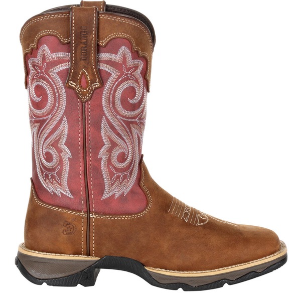 ドゥランゴ レディース シューズ ブーツ・レインブーツ DURANGO Women\u0027s Red Western Boot Briar Brown And Rusty Red 赤いこと