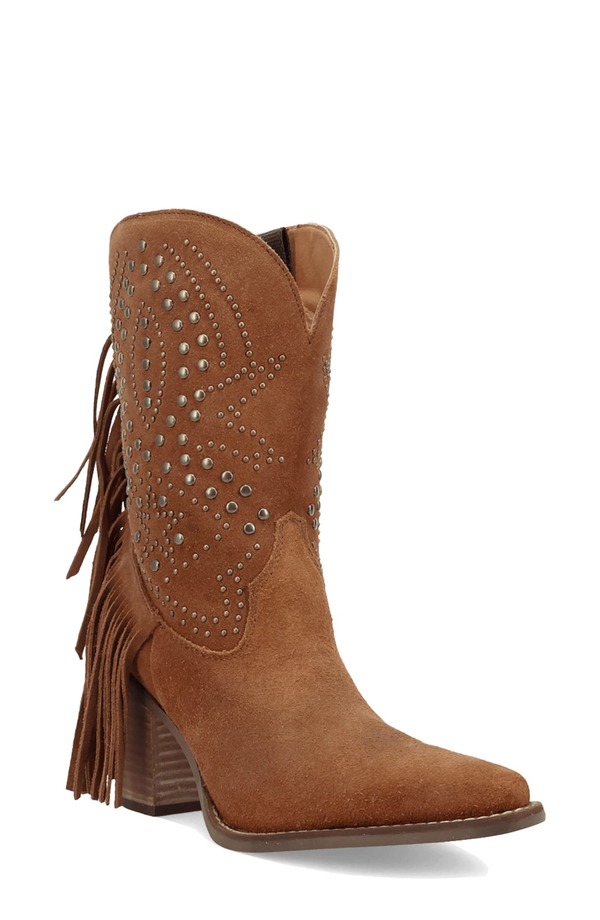ディンゴ レディース シューズ ブーツ・レインブーツ フリンジ Dingo Star Power Fringe & Stud Western Boot Camel キャメル 33,670円