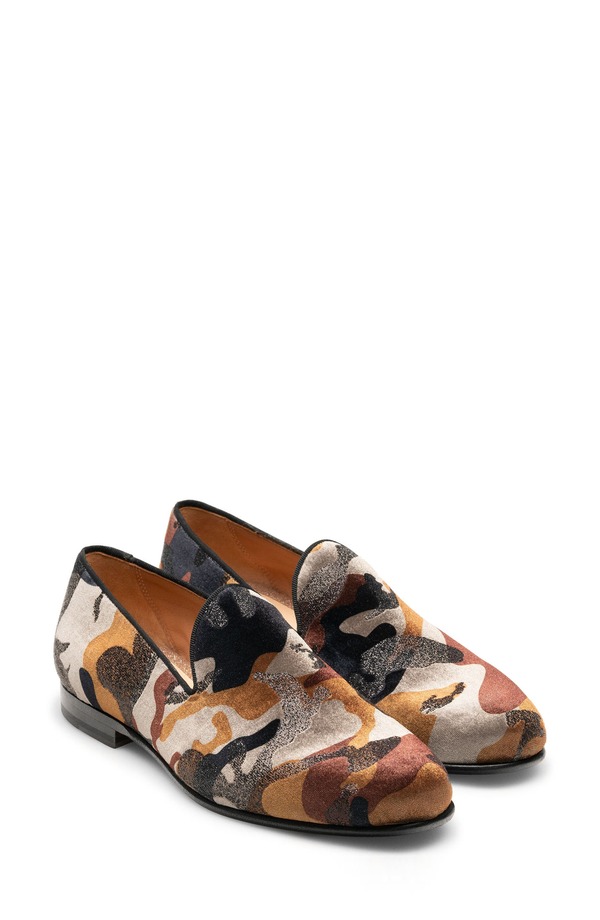 マグナーニ レディース シューズ スリッポン・ローファー 天鵞絨 Magnanni Clara Velvet Loafer Taupe トープ
