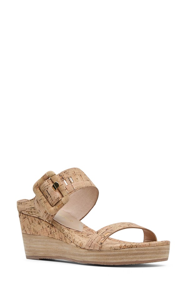 ドナルドプリネール レディース シューズ ヒール プラットフォーム サンダル Donald Pliner Gizelle Platform Wedge Sandal Natural