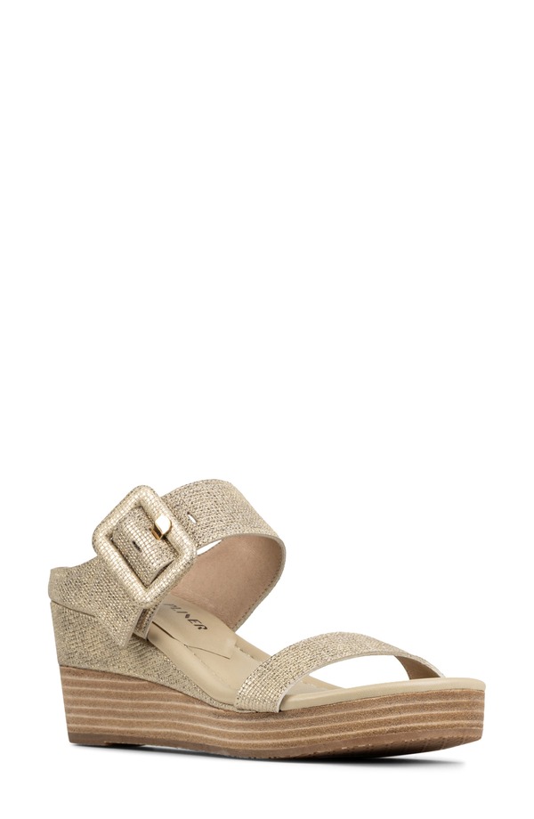 ドナルドプリネール レディース シューズ ヒール プラットフォーム サンダル Donald Pliner Gizelle Platform Wedge Sandal Platino