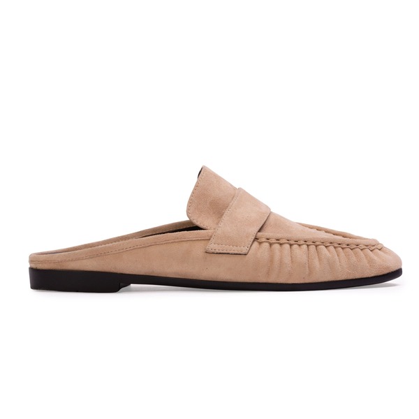 ブラックスエードスタジオ レディース シューズ スリッポン・ローファー BLACK SUEDE STUDIO Gabby Mule Loafer Tan Suede タン