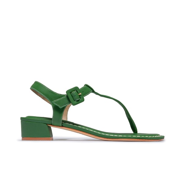 ベルナード レディース シューズ サンダル ヒール Bernardo Footwear Goyara Demi Heel Sandal Kelly Green グリーン