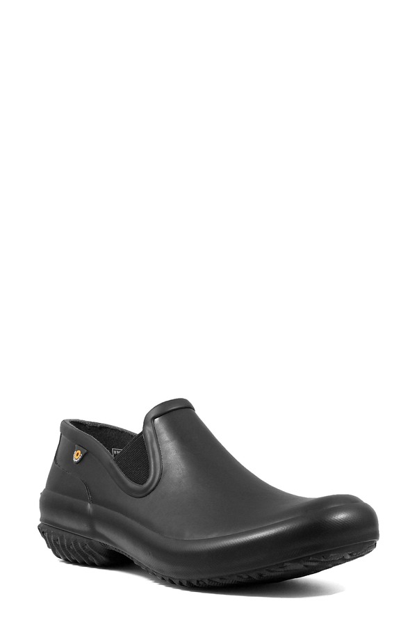 ボグス レディース シューズ スリッポン・ローファー スニーカー Bogs Patch Waterproof Slip-On Sneaker Black ブラック