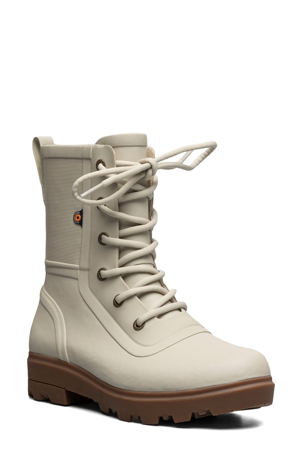 ボグス レディース シューズ ブーツ・レインブーツ レース Bogs Holly Waterproof Lace-Up Rain Boot Oatmeal オートミール｜ReVida 店 27,170円